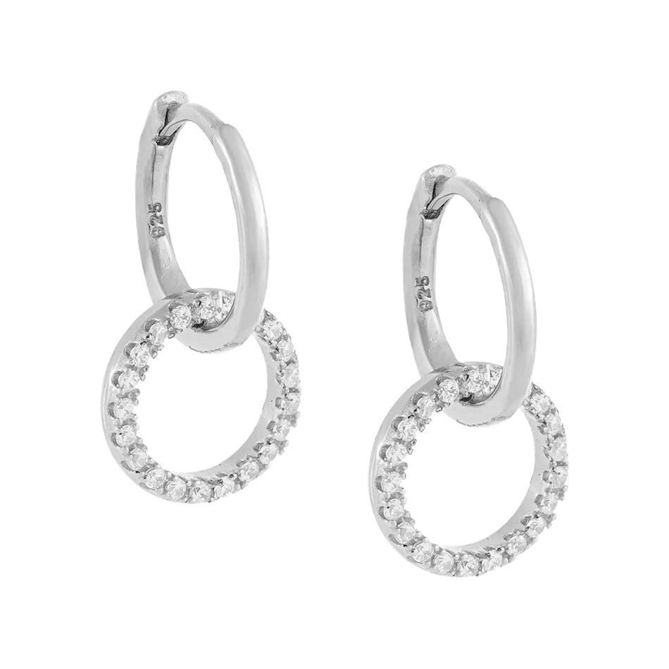 Elara Hoop - Sterling Silver