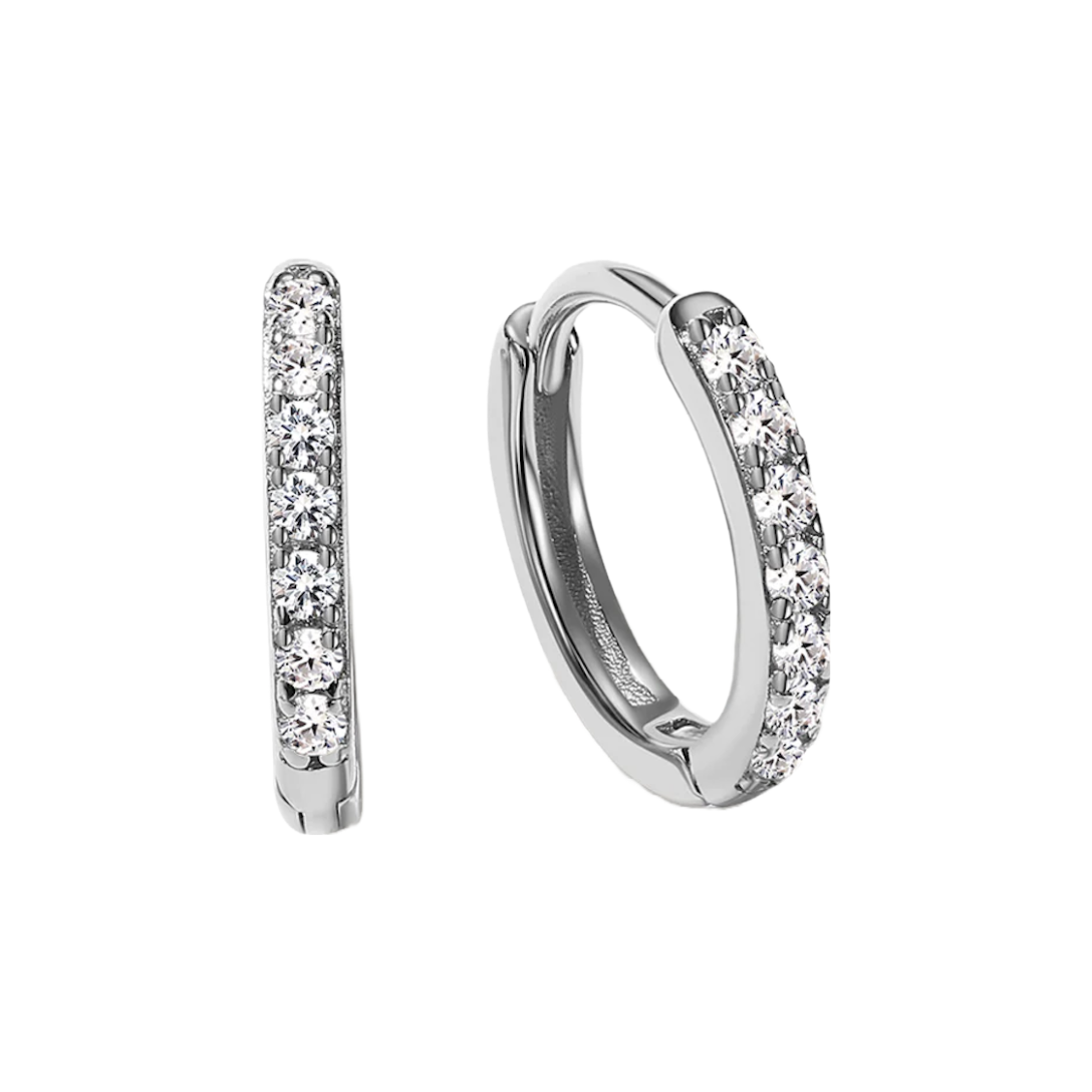 Marcella Hoop - Sterling Silver
