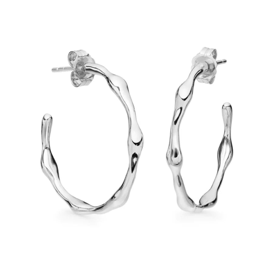 Neve Hoop Large - Sterling Silver