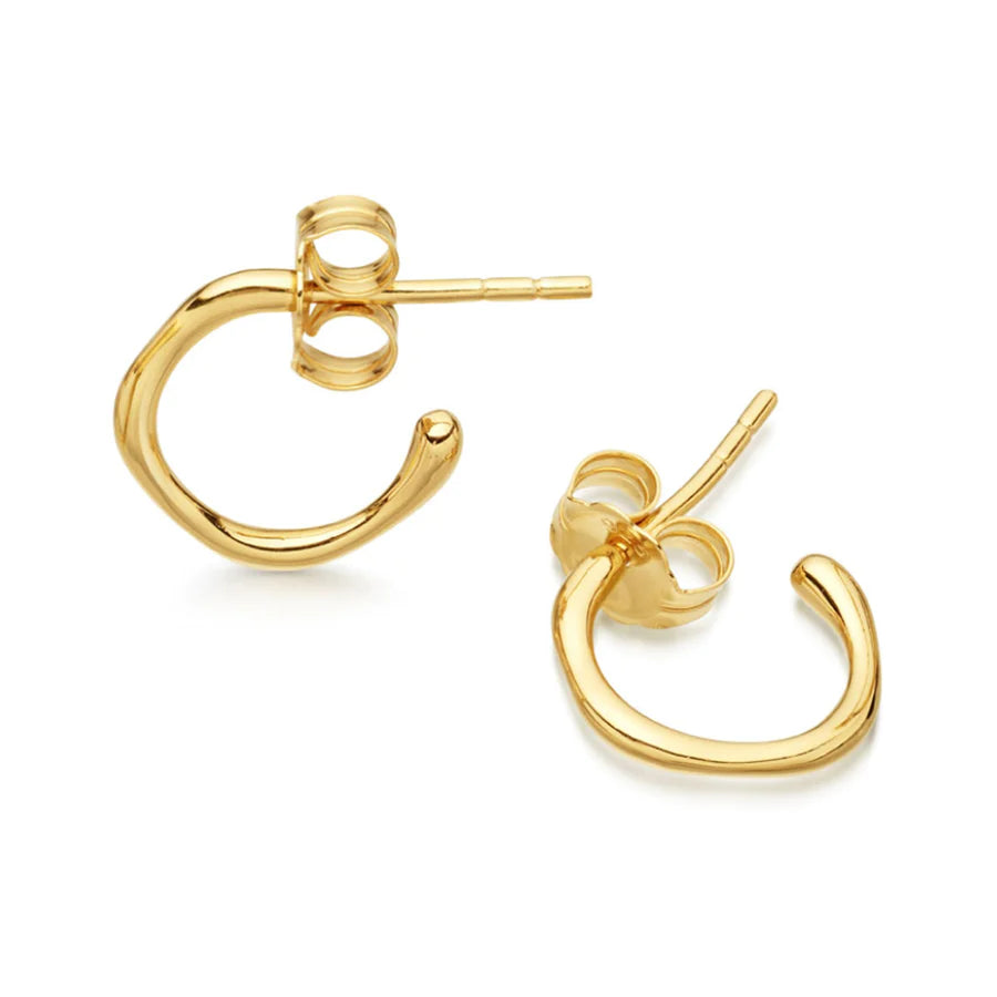 Neve Hoop Small - Gold Vermeil