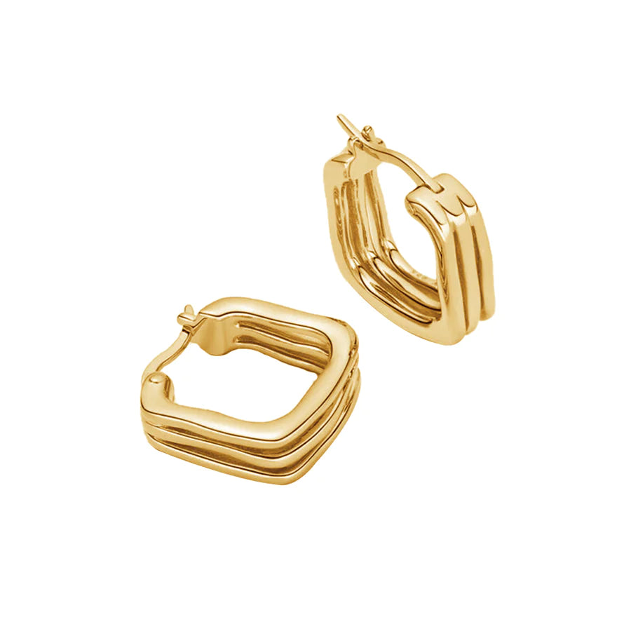 Minnie Hoop - Gold Vermeil